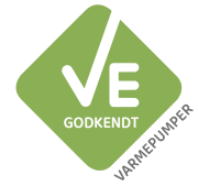 VE GODKENDT VARMEPUMPER